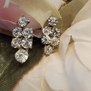 Vintage Rhinestone Earrings